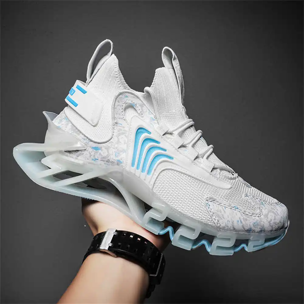 Men Formal Wear With Sneakers - Blue Slipon Long Pink Boots Light