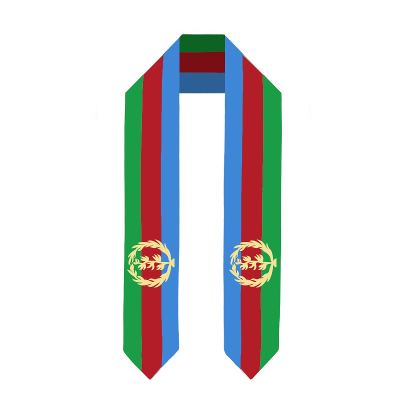 Men'S Formal Wear For Graduation - Eritrea FLAG scarf Graduation Sash 180*14cm