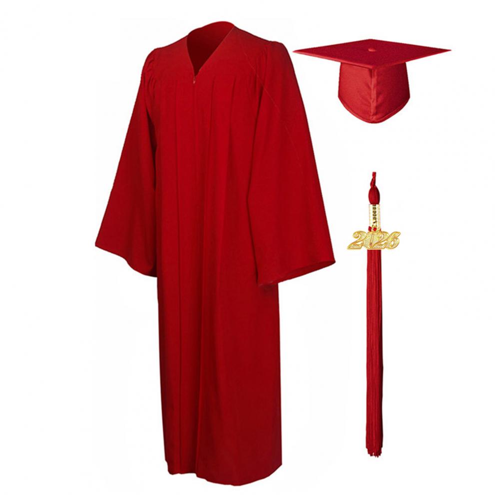 Men'S Formal Wear For Graduation - Unisex Matte Graduation Cap And Gown