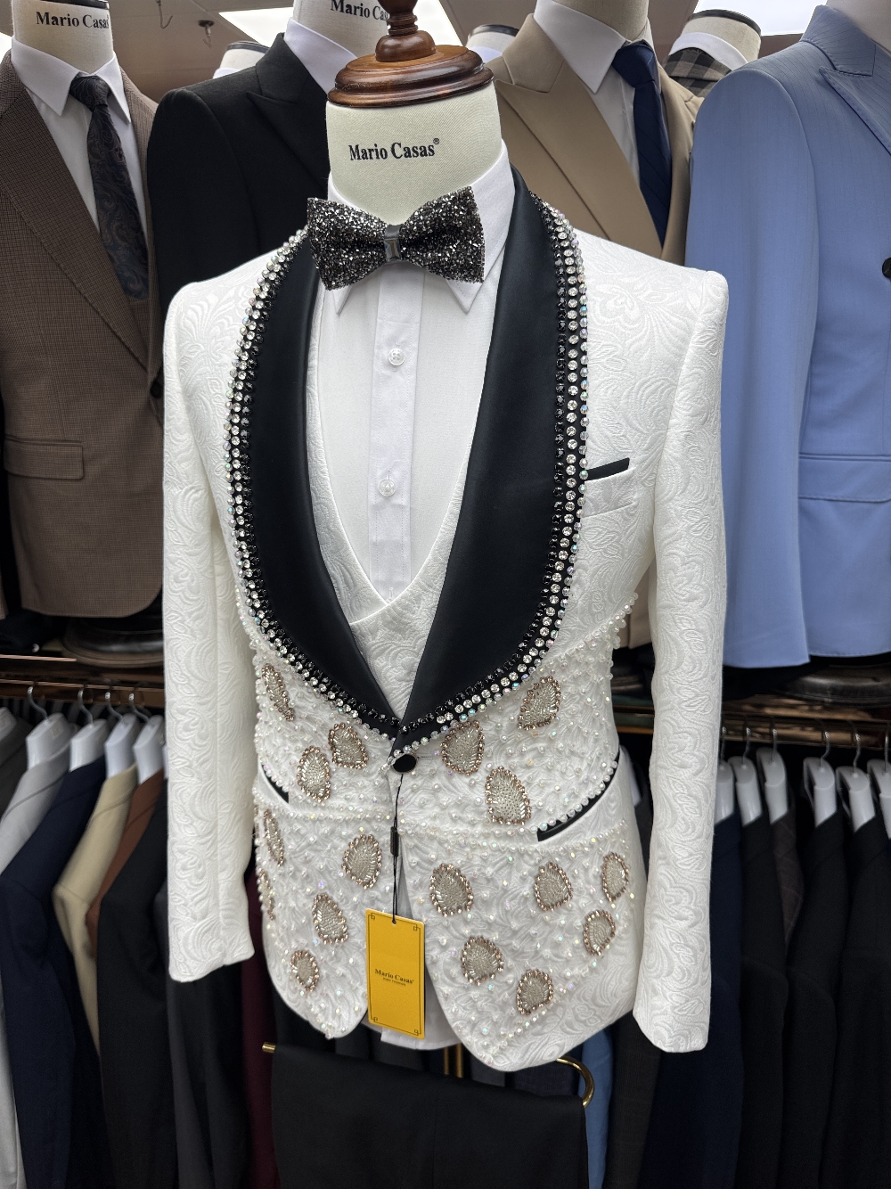 Richly Pearls Beaded Men Suit  - Men Formal Wear Sale 리뷰 및 가격