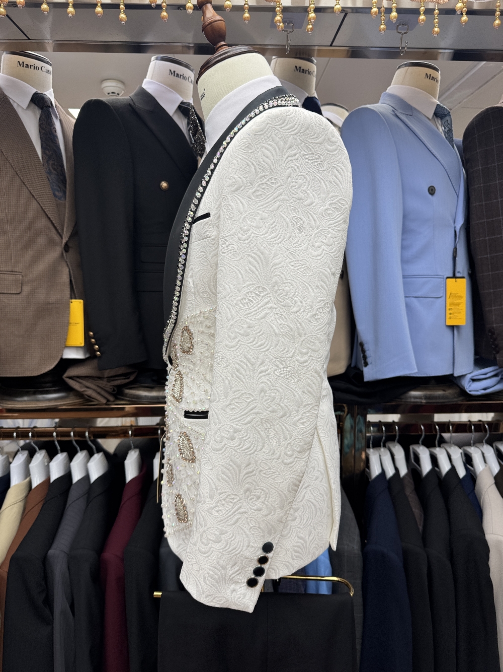 Richly Pearls Beaded Men Suit  - Men Formal Wear Sale 리뷰 및 가격