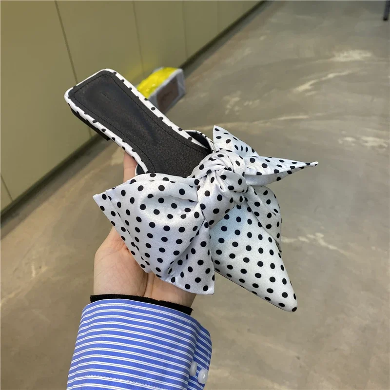 Women Sandals Oversize Bowtie  - Satin Bow Tie 리뷰 및 가격