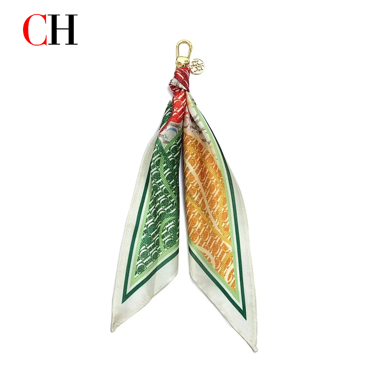 CH Scarf Keychain Bag Charm Mo - Monogrammed Handkerchief 리뷰 및 가격