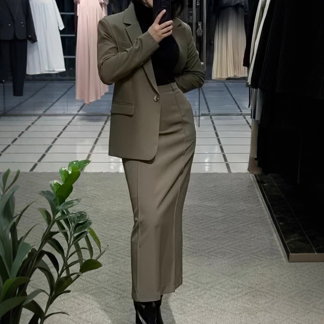 Allingentle Skirt Suit Women's - Slim Fit Suit Set 리뷰 및 가격