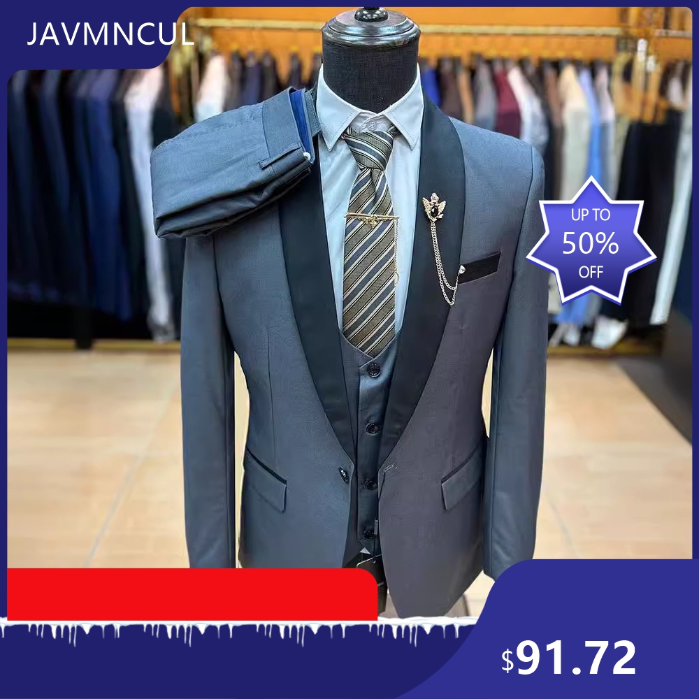 Men's Slim Fit 3 Piece Suit Sh - Men'S Formal Wear For Graduation 리뷰 및 가격
