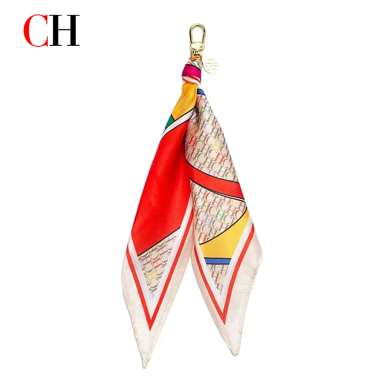 CH Scarf Keychain Bag Charm Mo - Monogrammed Handkerchief 리뷰 및 가격
