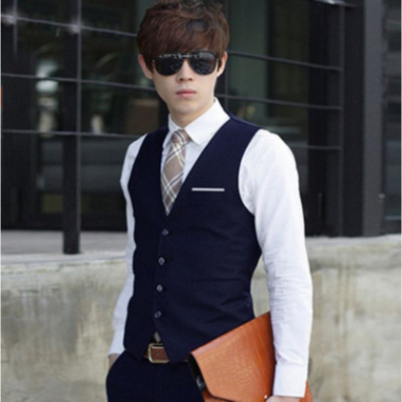 Men British Slim Fit Suit Vest - Elegant Formal Men'S Wear 리뷰 및 가격