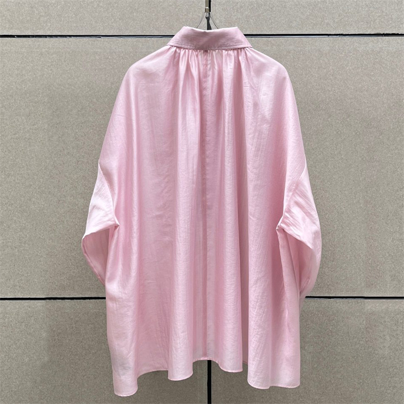 Women's shirt 2026 summer new  - Satin Bow Tie 리뷰 및 가격