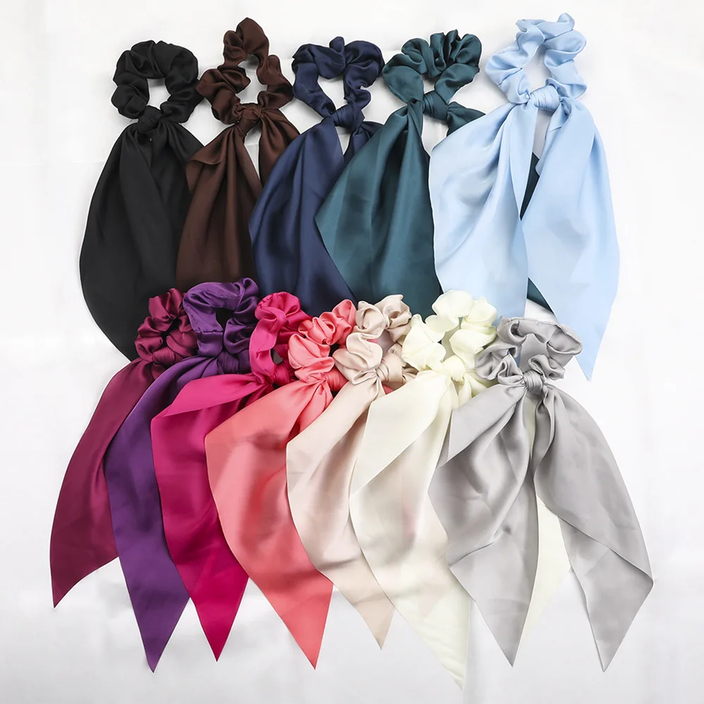 Fashion Solid Color Bow Satin  - Satin Bow Tie 리뷰 및 가격