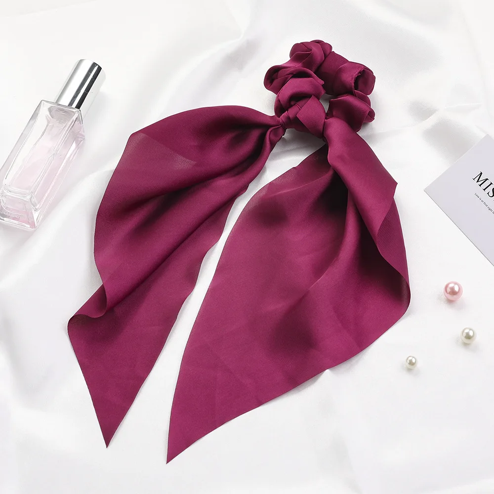 Fashion Solid Color Bow Satin  - Satin Bow Tie 리뷰 및 가격