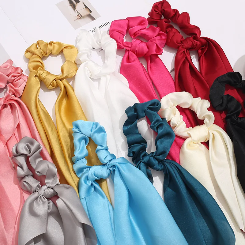 Fashion Solid Color Bow Satin  - Satin Bow Tie 리뷰 및 가격
