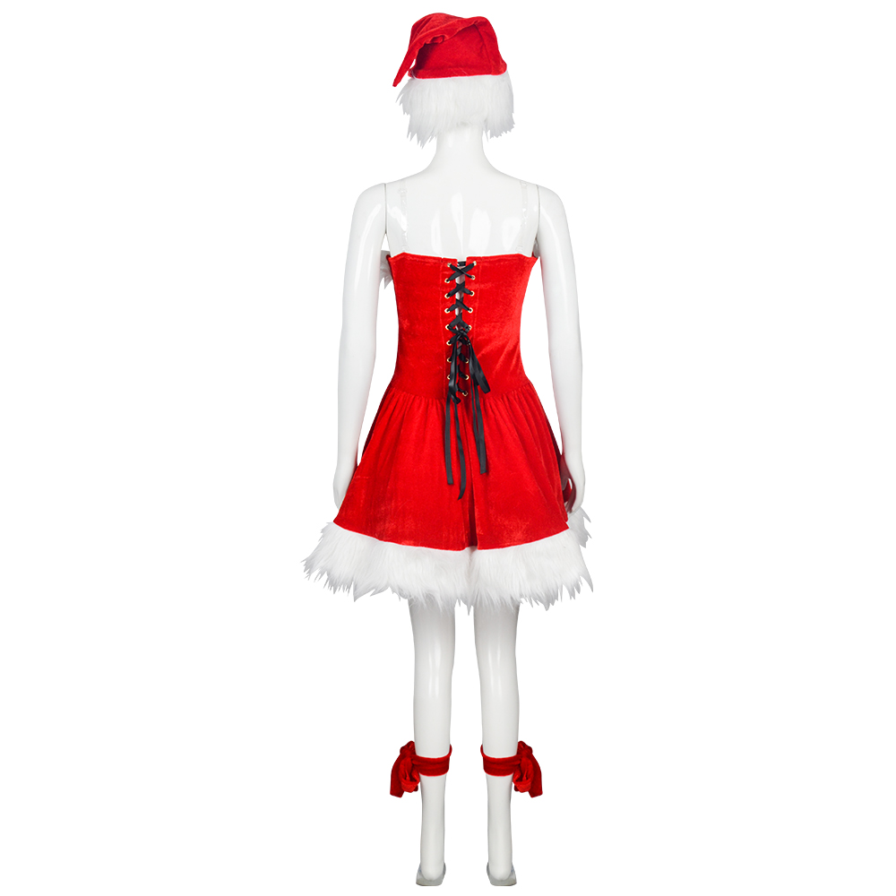 Sexy Velvet Christmas Costume  - Slim Fit Suit Set 리뷰 및 가격