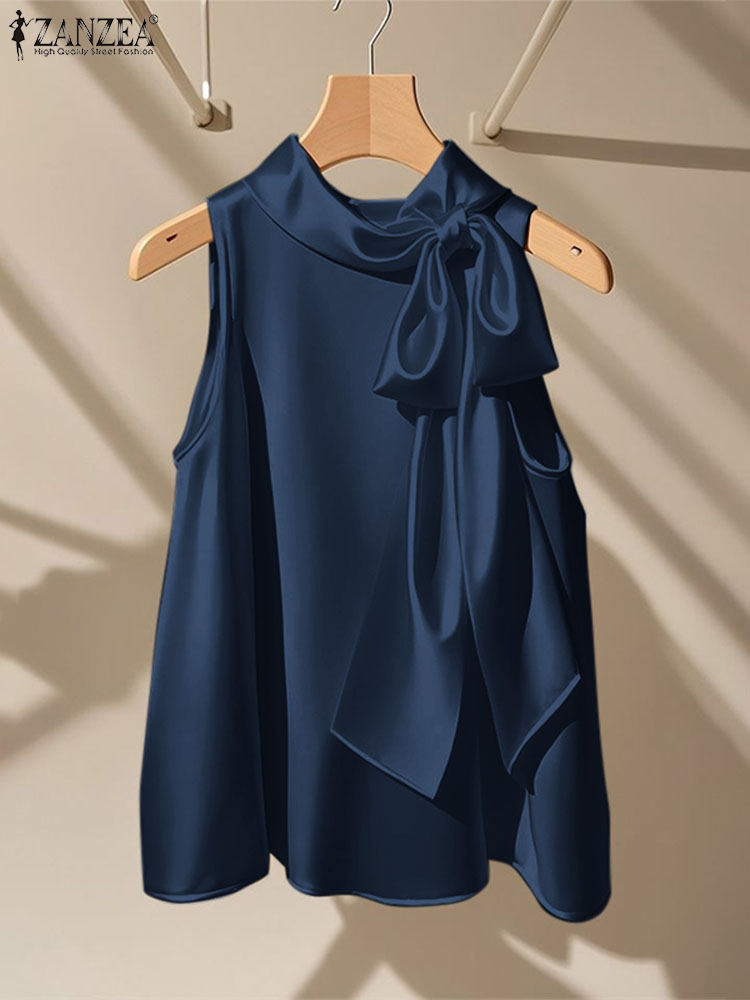 ZANZEA Elegant Blouses Bow Tie - Satin Bow Tie 리뷰 및 가격