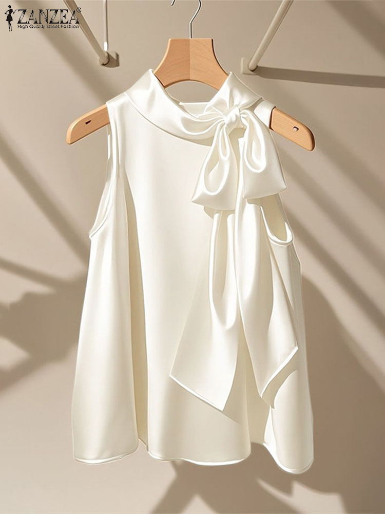 ZANZEA Elegant Blouses Bow Tie - Satin Bow Tie 리뷰 및 가격
