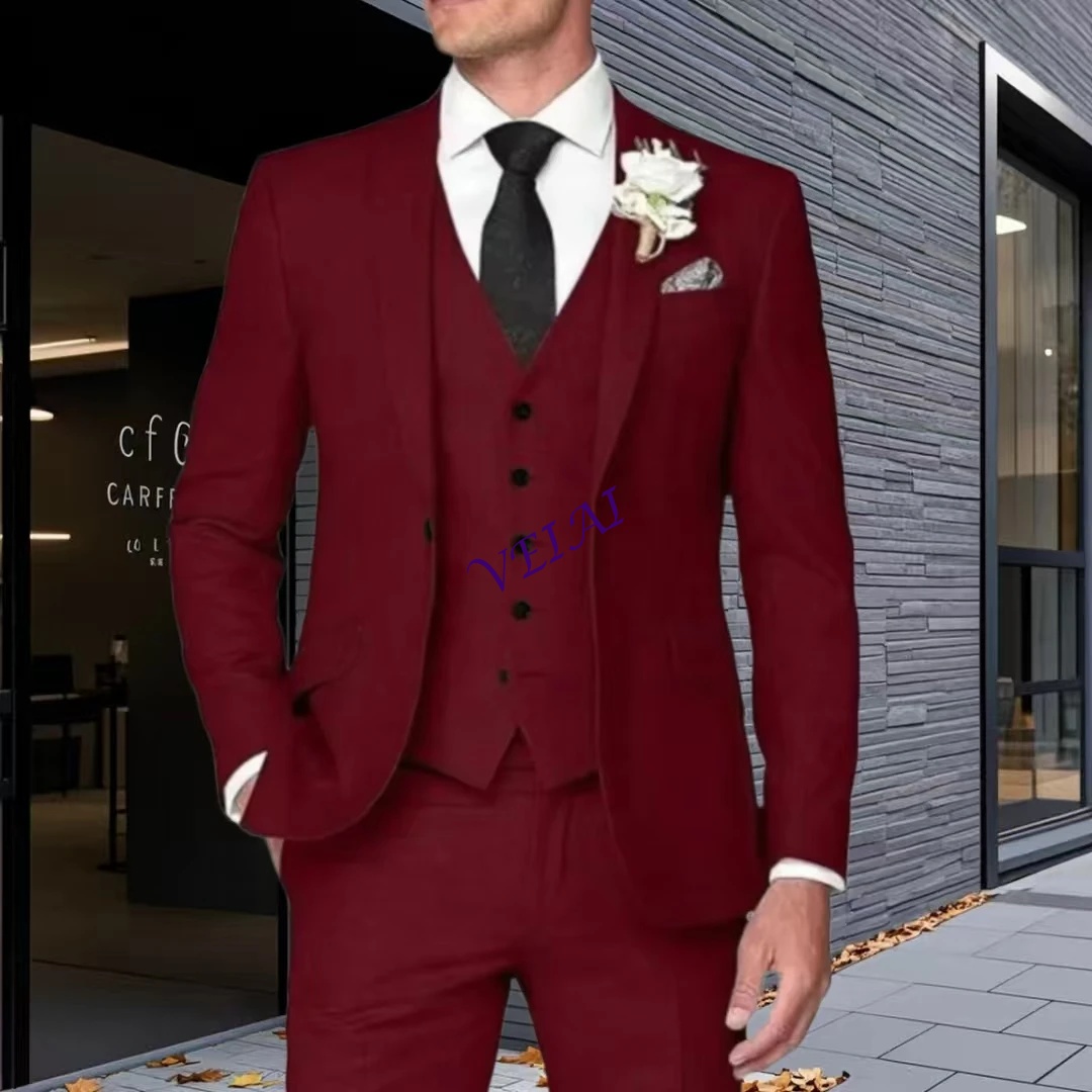Customized Elegant 3 Piece Tux - Men'S Formal Wear For Graduation 리뷰 및 가격