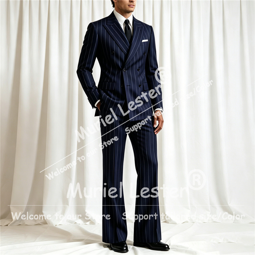 Elegant Stripes Suit Men 2 Pie - Elegant Formal Men'S Wear 리뷰 및 가격