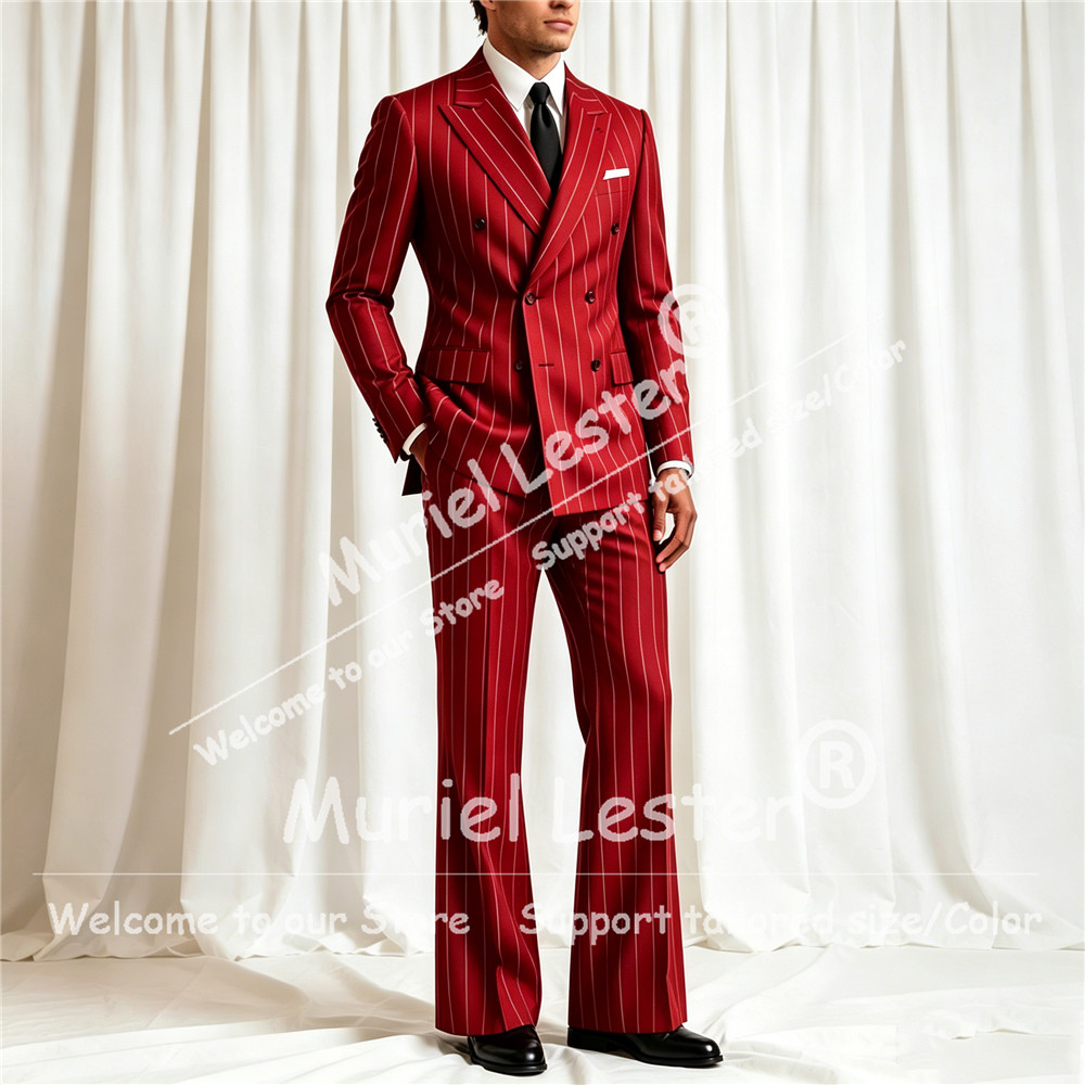 Elegant Stripes Suit Men 2 Pie - Elegant Formal Men'S Wear 리뷰 및 가격