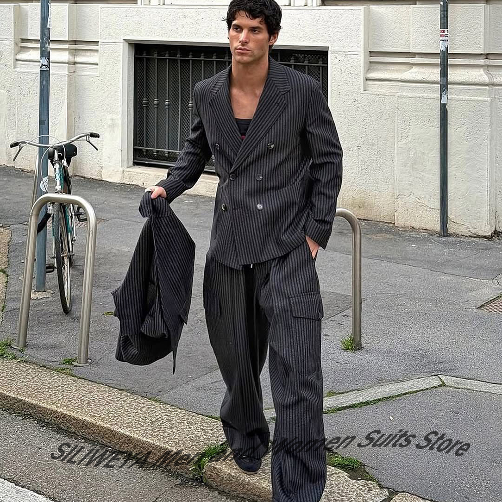 Elegant Man Suit Pinstripe Dou - Elegant Formal Men'S Wear 리뷰 및 가격