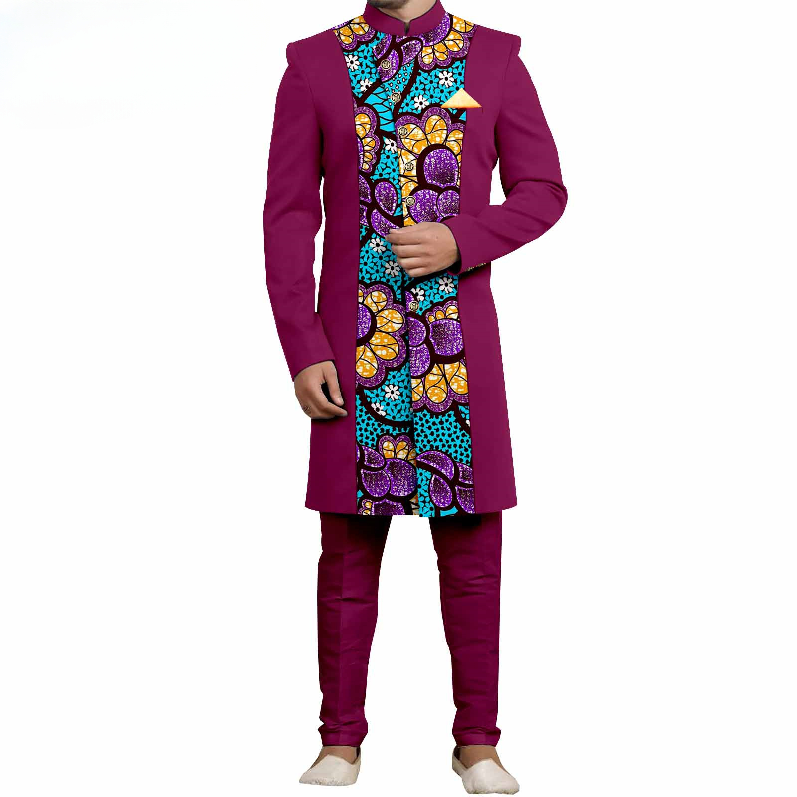 Men`s Suit Slim Fit Embroidery - Slim Fit Suit Set 리뷰 및 가격