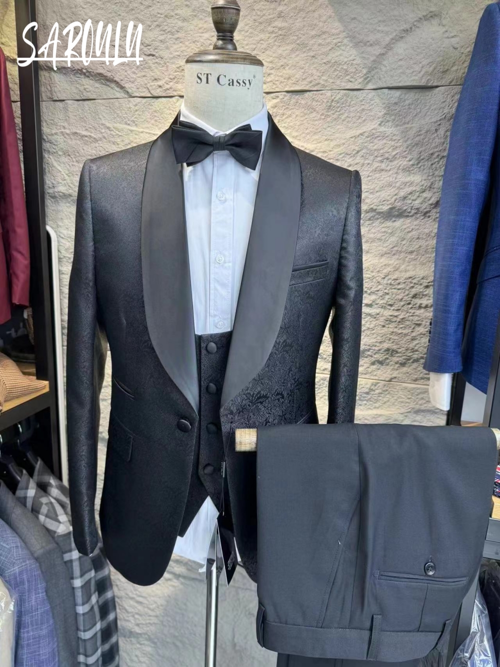 Daily Textured Men's Suit Eleg - Men Formal Wear Sale 리뷰 및 가격