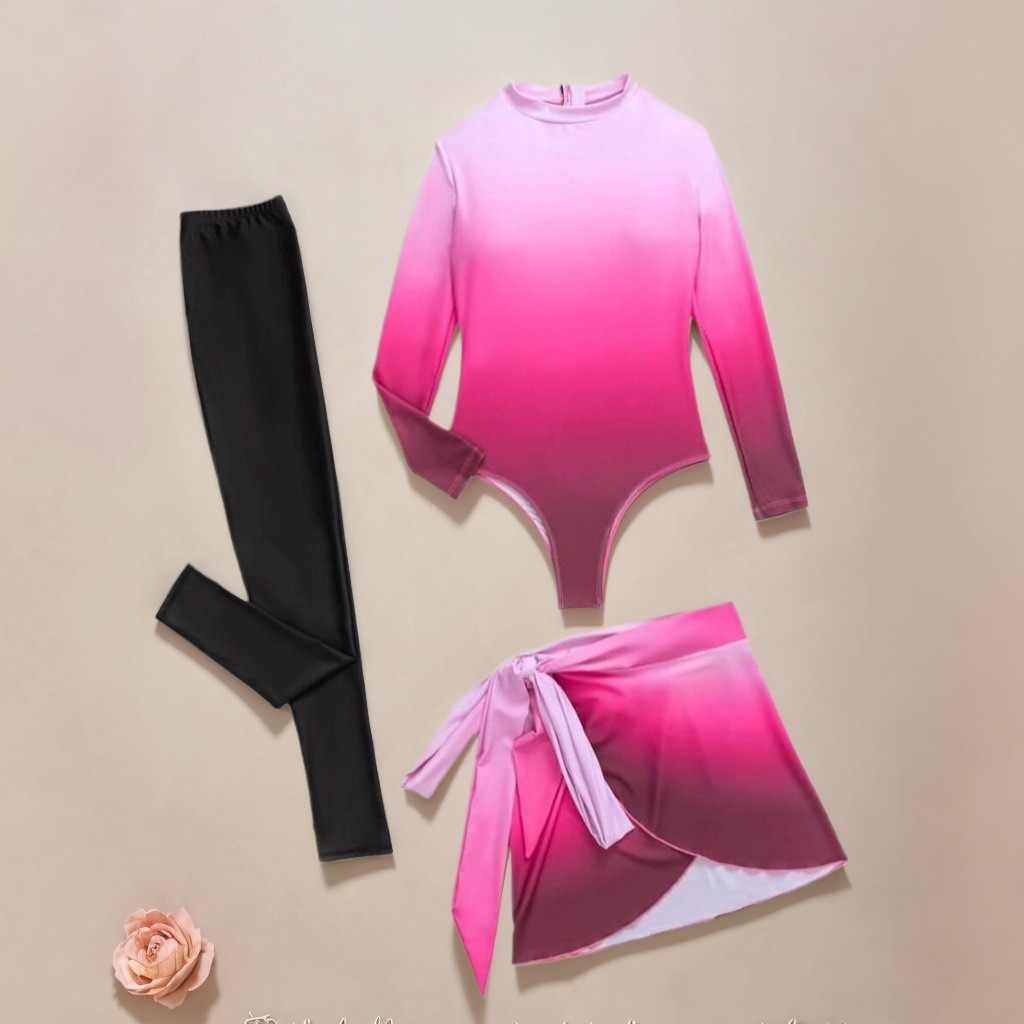 Blue Long Sleeve Swimsuit High - Slim Fit Suit Set 리뷰 및 가격