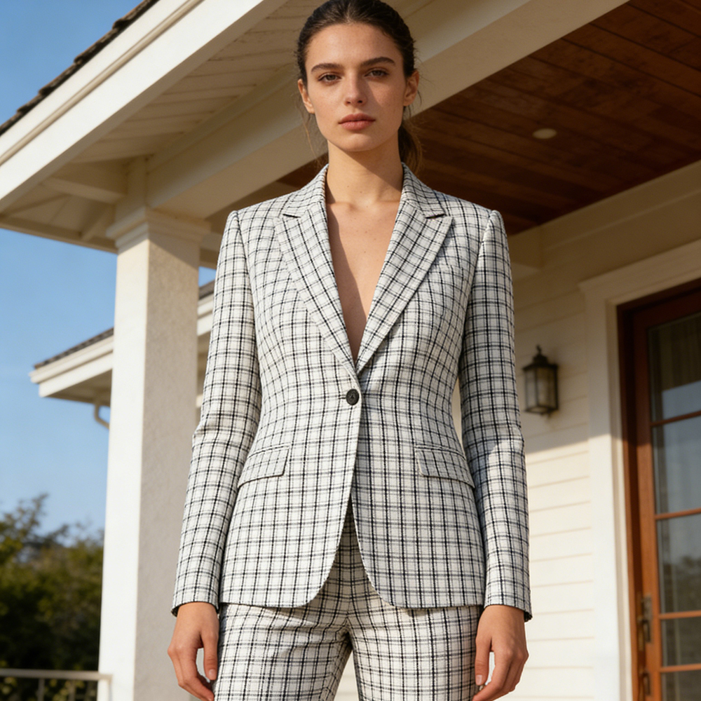 One-Button Women's Suits Luxur - Slim Fit Suit Set 리뷰 및 가격