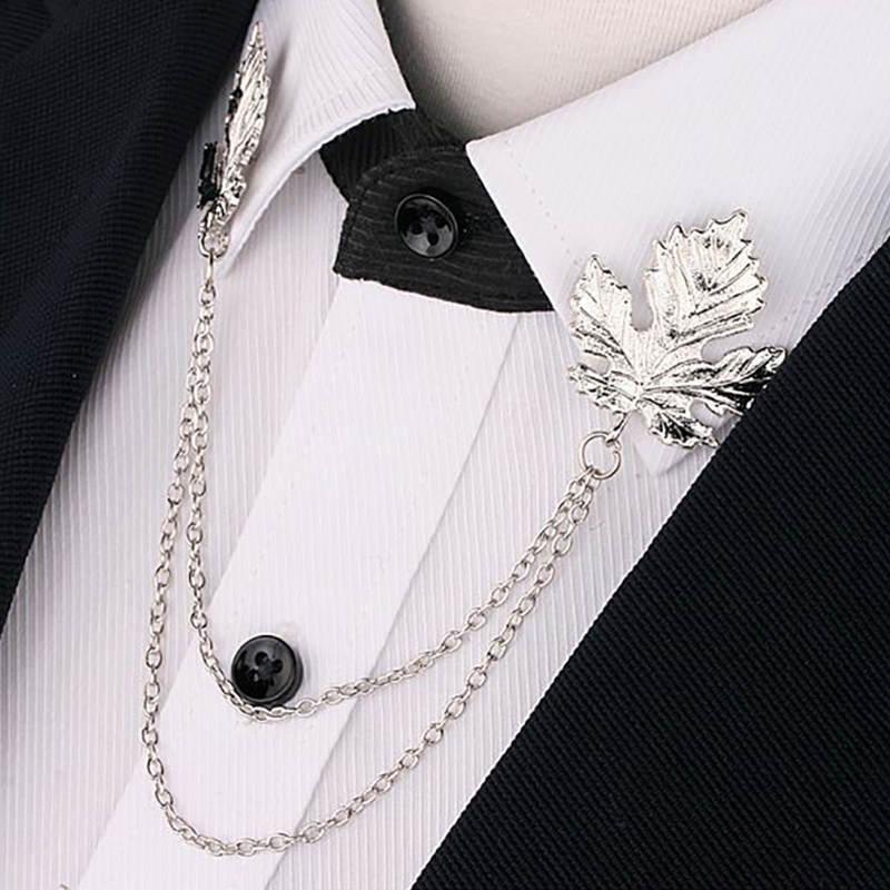 Tassel Chain Brooch Men Suit S - Men'S Formal Wear For Graduation 리뷰 및 가격