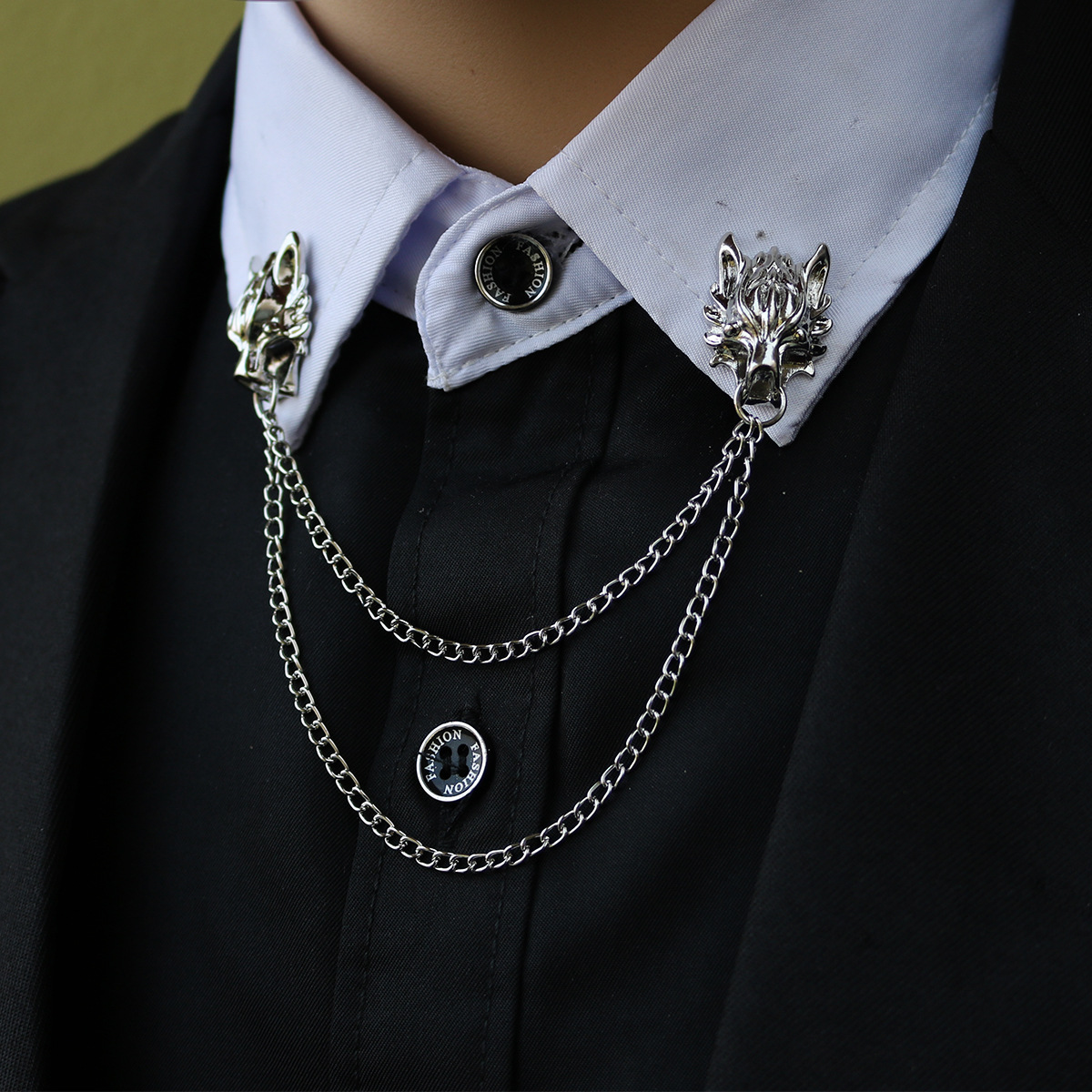 Tassel Chain Brooch Men Suit S - Men'S Formal Wear For Graduation 리뷰 및 가격
