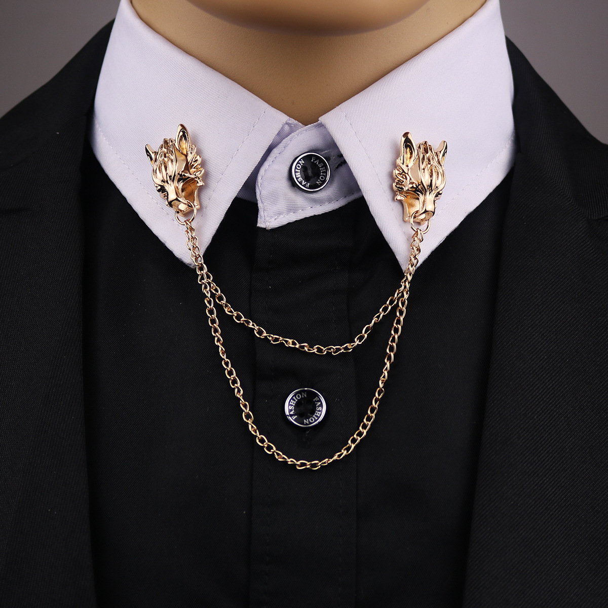 Tassel Chain Brooch Men Suit S - Men'S Formal Wear For Graduation 리뷰 및 가격