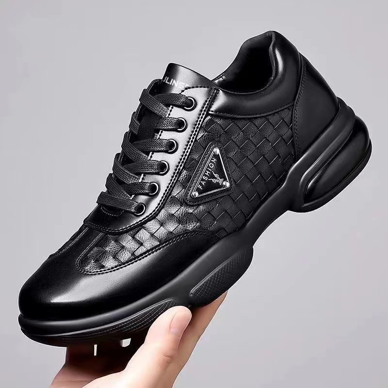New Men Leather Shoes Platform - Men Formal Wear With Sneakers 리뷰 및 가격