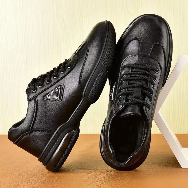 New Men Leather Shoes Platform - Men Formal Wear With Sneakers 리뷰 및 가격